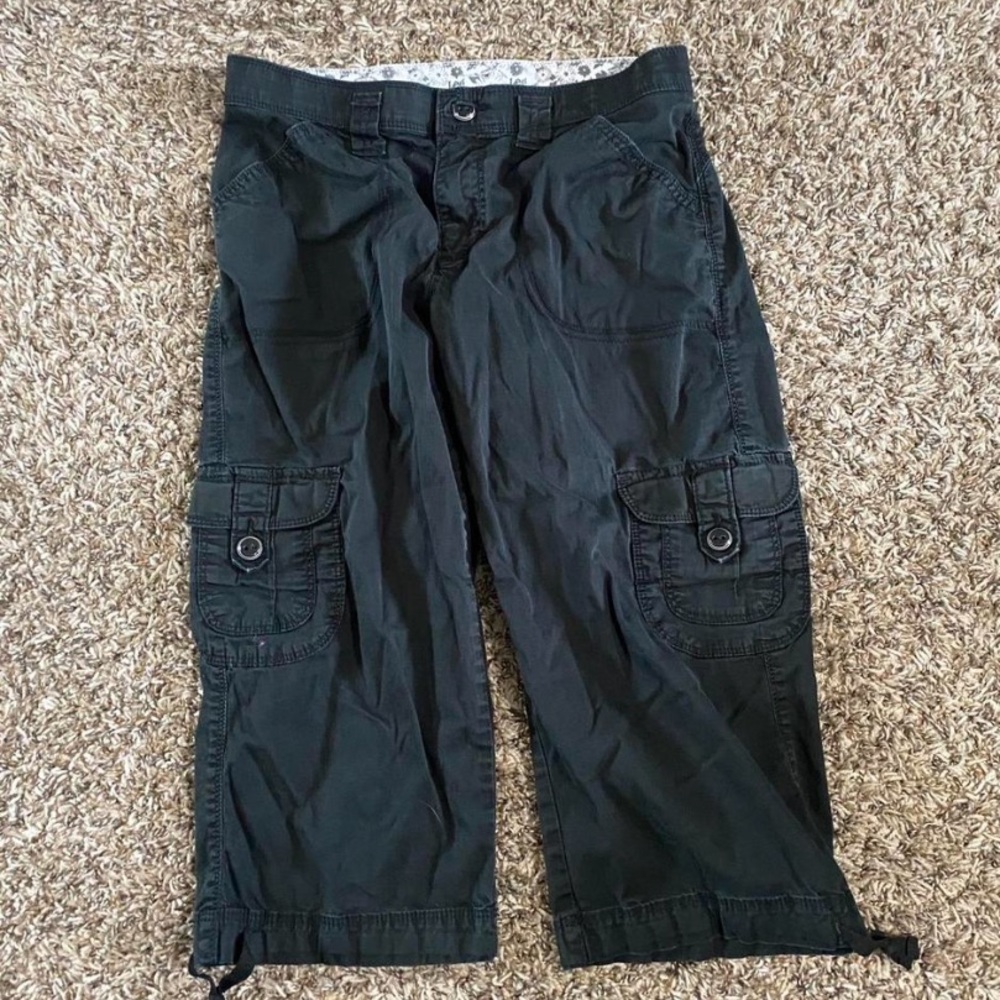 Lee Womens Dark Cargo Capris